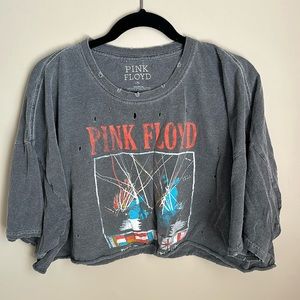 Pink Floyd oversized crop tee. Urban outfitters. Size L/XL